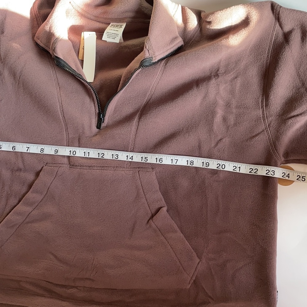 pink victorias secret polar fleece sweater - Picture 6 of 7
